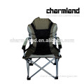 Cast Aluminium lawn Chair camping chair with Dacron mesh cupholder